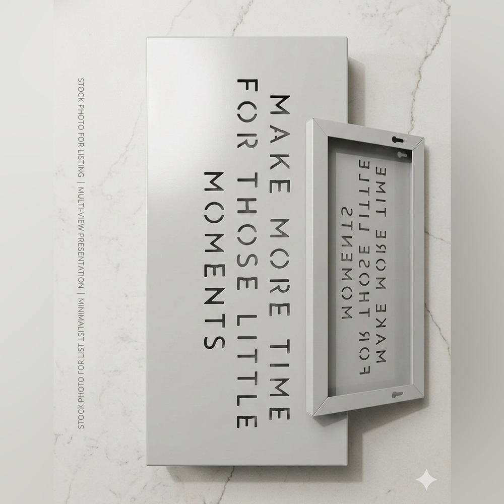 Source Unknown Gray Inspirational Frame Set